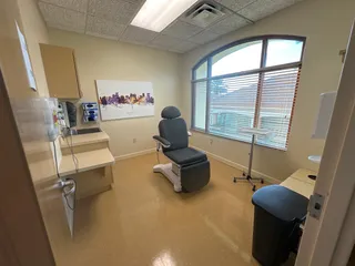 Exam room at the OnSpot Dermatology Lady Lake office