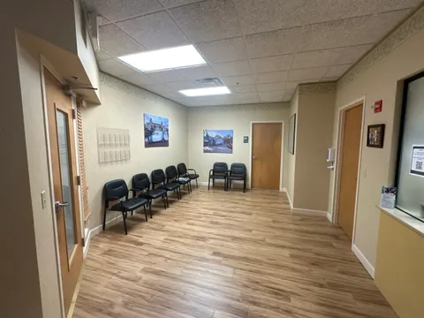 Waiting room at the OnSpot Dermatology Lady Lake office