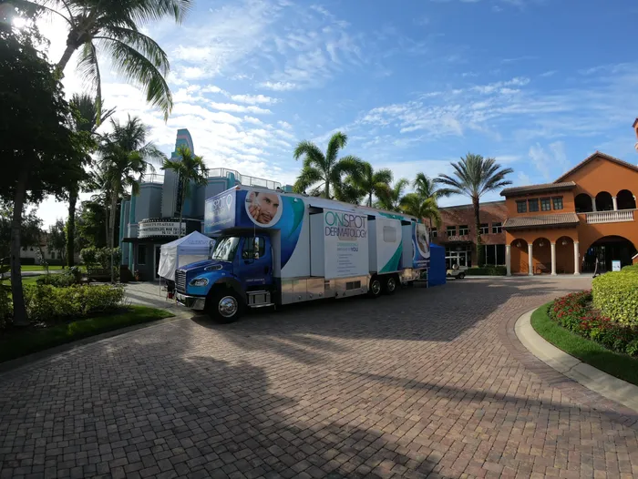 OnSpot Dermatology's mobile Derma Drive clinic, which visits Miami and the surrounding area