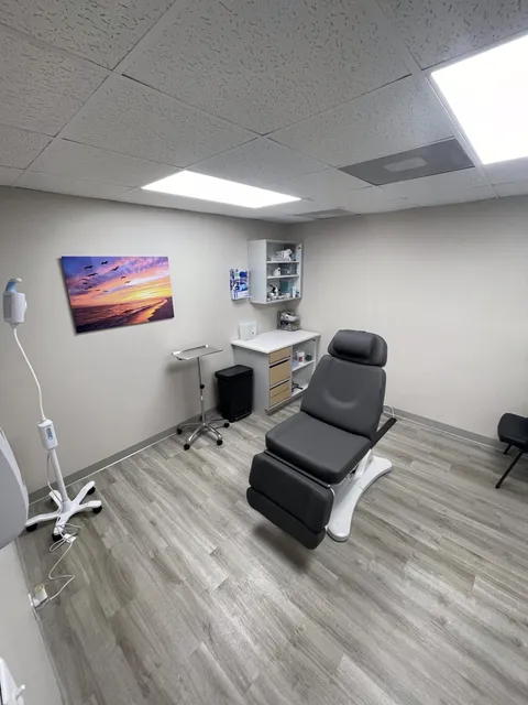 Exam room at the OnSpot Dermatology Orlando office