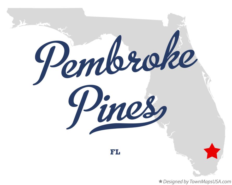 map_of_pembroke_pines_fl
