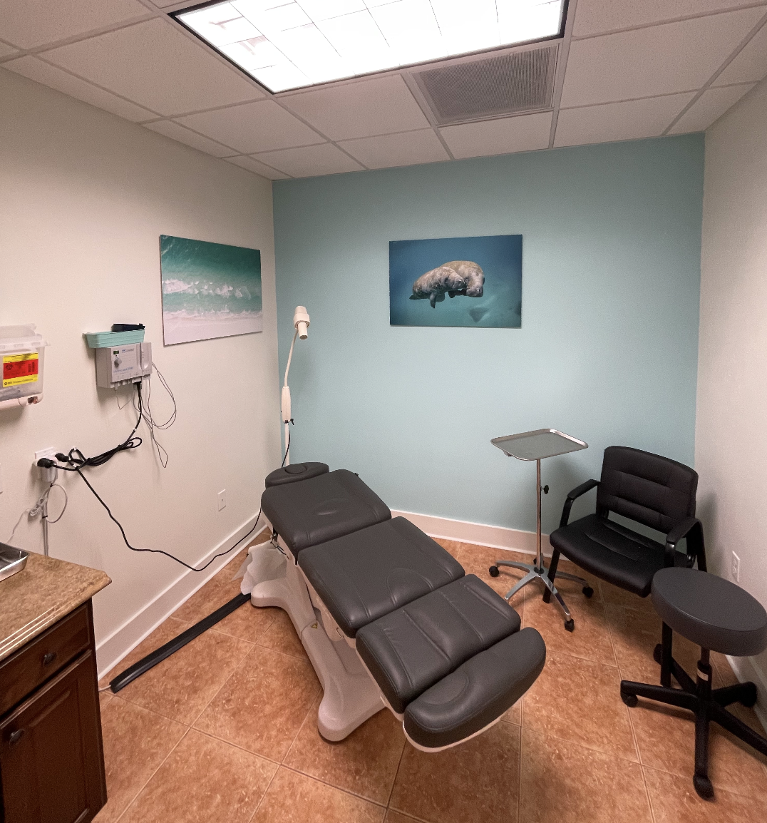 Exam room at the Fort Myers office