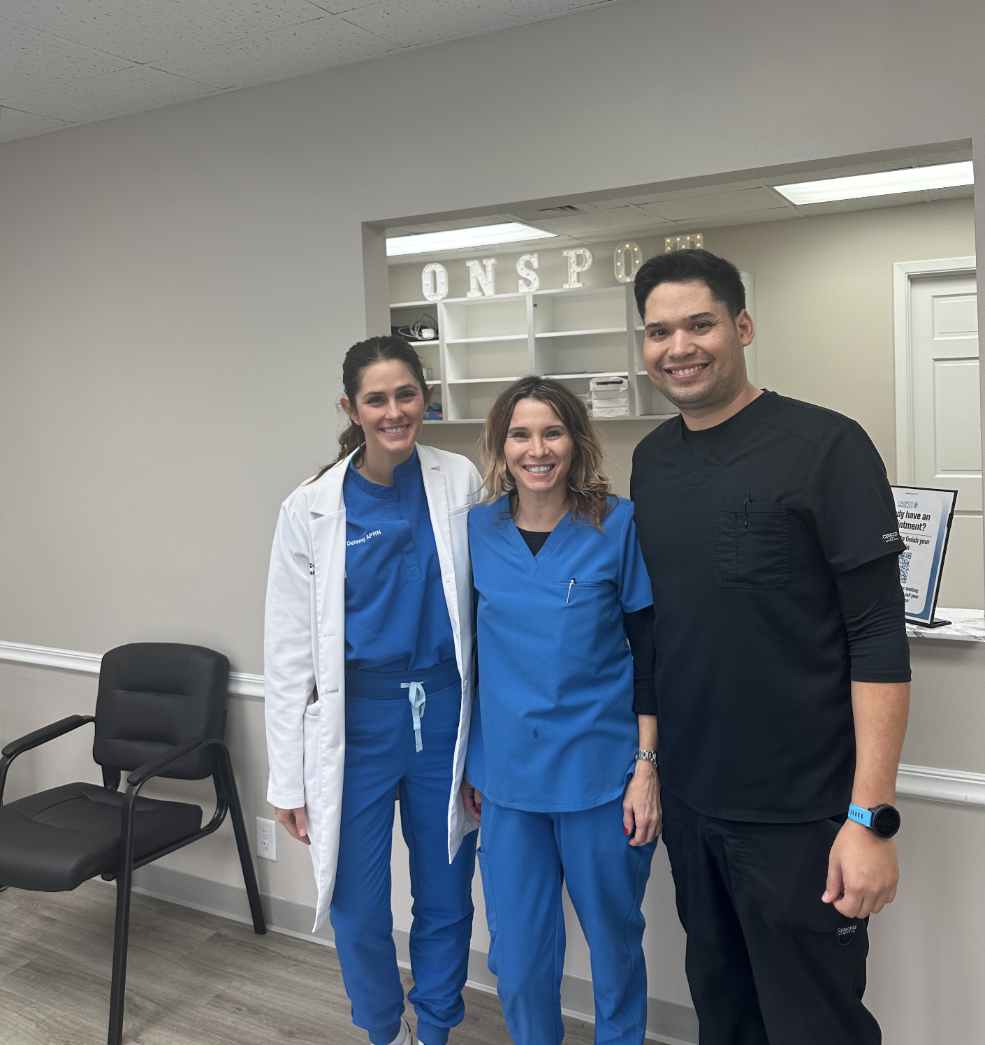 The OnSpot Dermatology team at the Downtown Orlando office